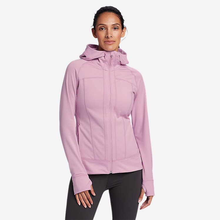 Women's High Route Grid Fleece Full-Zip Jacket large version