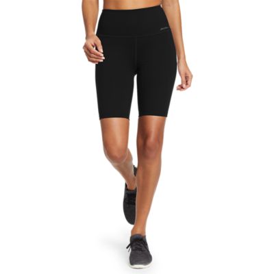 Eddie Bauer Women's Movement Lux Biker Shorts. 1