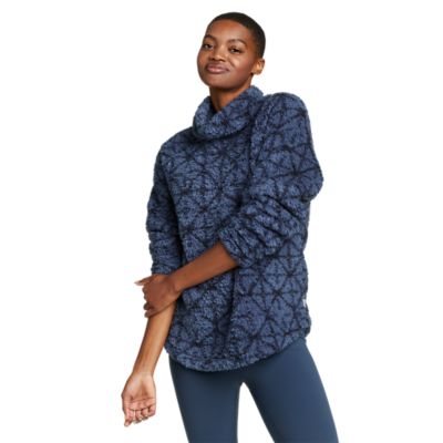 Image of Women's Fireside Plush Fleece Funnel Neck - Print