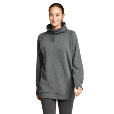 Funnel neck sweatshirt sales womens