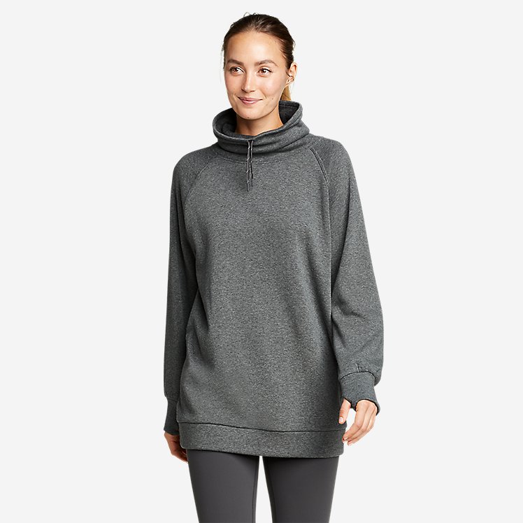 Women's Northern Lights Funnel-Neck Sweatshirt large version