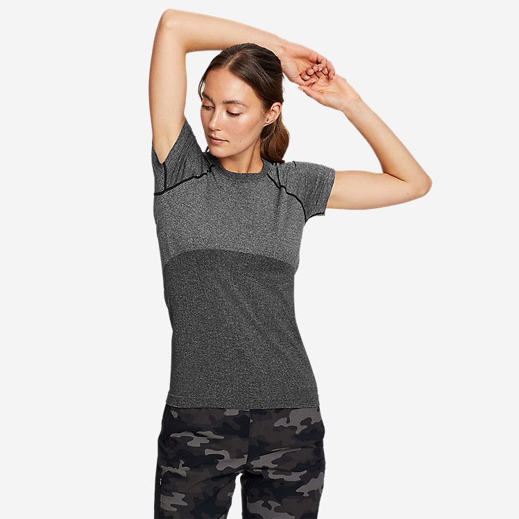 Women's Resolution Seamless Short-Sleeve Crew T-Shirt large version