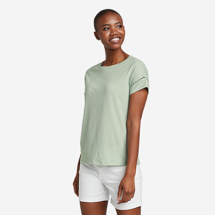 Women's Myriad Short-Sleeve Boat-Neck T-Shirt  large version