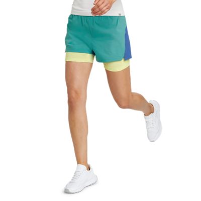 Eddie Bauer Women's Cove Trail Shorts - Color Block. 1