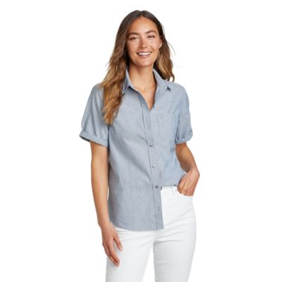 eddie bauer women's short sleeve shirt