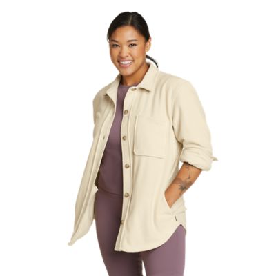 Ladies fleece outlet shirt