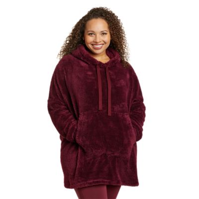 Plus size fluffy discount hoodie