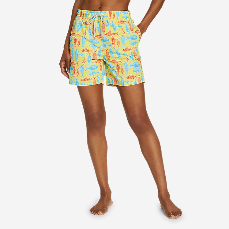 Women's Tidal High Rise Shorts - Print large version
