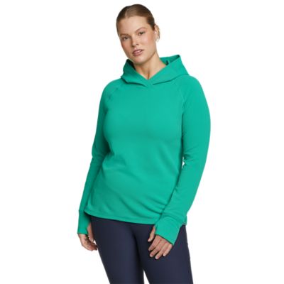 Woman within thermal online sweatshirt