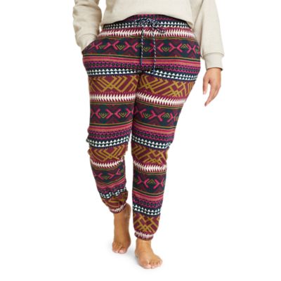 Printed jogger sale pants womens