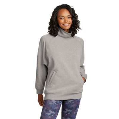 Women s Motion Cozy Camp Slouchy Funnel Neck Eddie Bauer