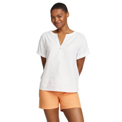 Eddie bauer linen on sale shorts