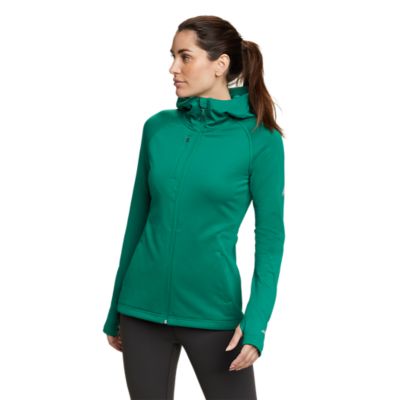 Women's High Route Full-Zip Grid Fleece Hoodie