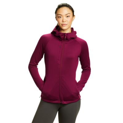 Women's High Route Full-zip Grid Fleece Hoodie