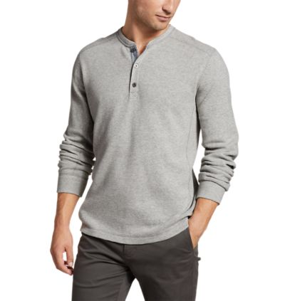 Mens thermal clearance henley