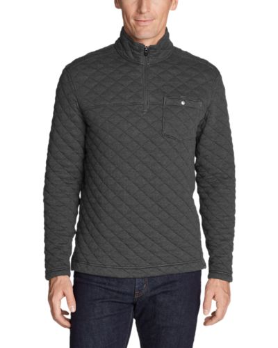 Men's Fortify Quilted 1/4-zip Pullover | Eddie Bauer