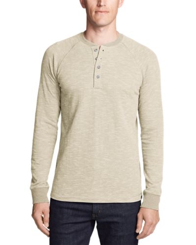 Men's Basin Longsleeve Henley Shirt Eddie Bauer