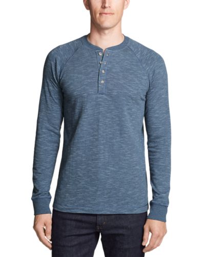 Men's Basin Longsleeve Henley Shirt Eddie Bauer
