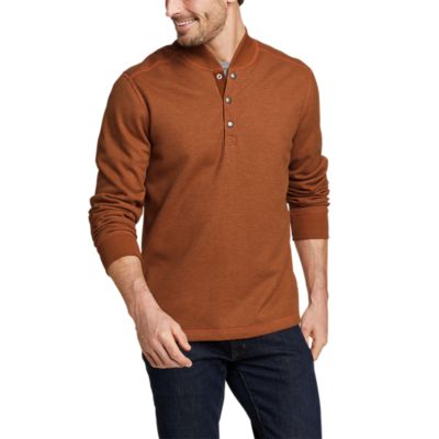 Big & Tall Men Eddie Bauer Mens SherpaLined Thermal Henley