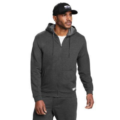 Tek Gear Ultra Soft Fleece Full Zip Hoodie, Men's, Size: Small, Black