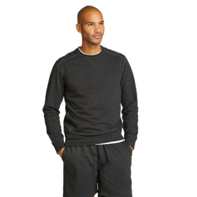 Men's fleece crewneck on sale pullover