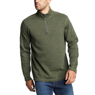 eddie bauer quarter zip pullover