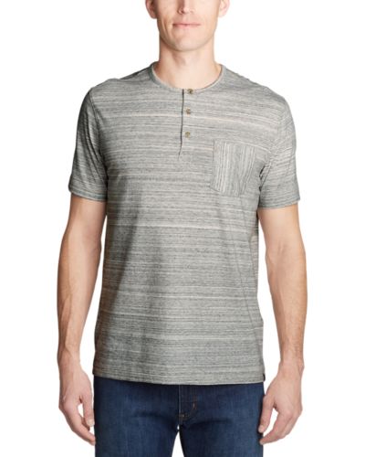 Men's Legend Wash Pro Short-sleeve Henley - Space Dye | Eddie Bauer