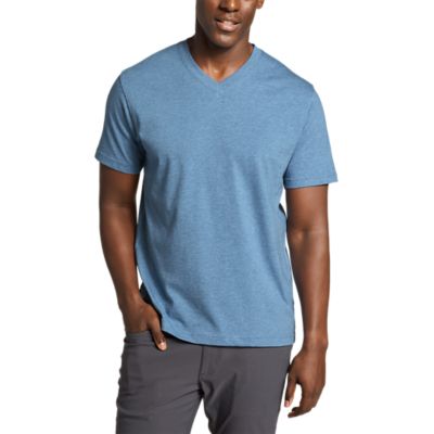 eddie bauer men's v neck t shirts