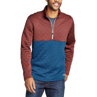 Eddie bauer quarter online zip mens