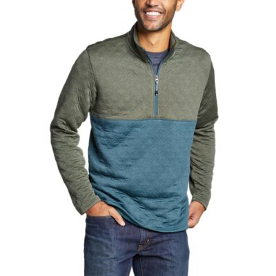 eddie bauer quilted pullover