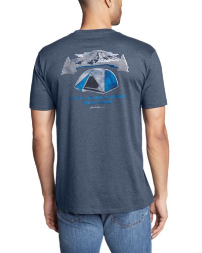 Men's Graphic T-Shirts in Blue