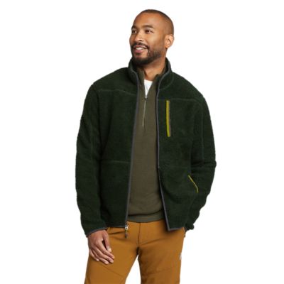 DISCONTINUED EDDIE BAUER® SHERPA FLEECE FULL ZIP JACKET. EB232