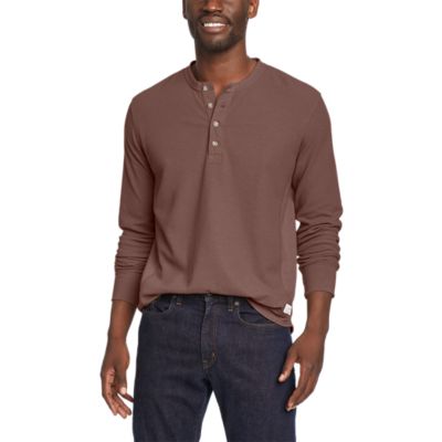 Mens Wild River Thermal Henley