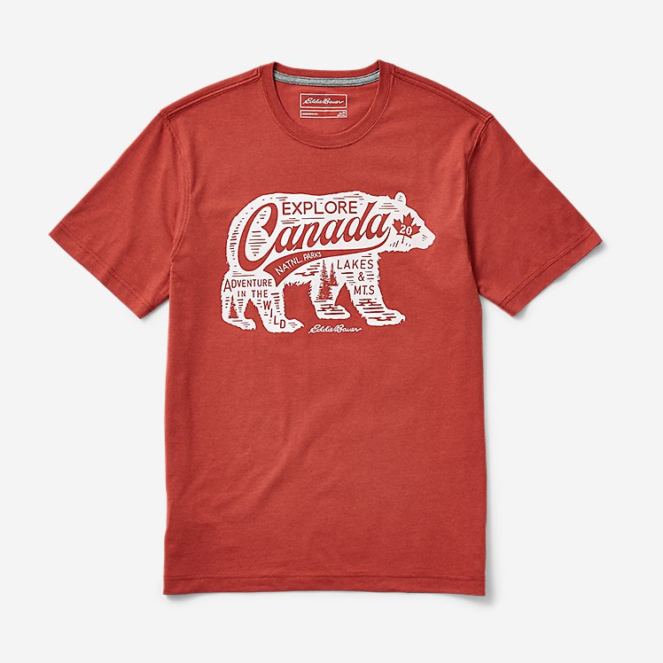 Men's Graphic T-Shirt - Explore Canada large version
