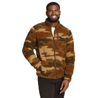 Camo fleece hot sale jacket men's