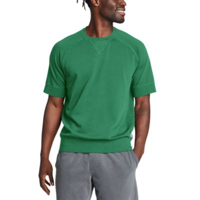 Men's Fleece Riverwash Short-sleeve Crew Sweatshirt | Eddie Bauer