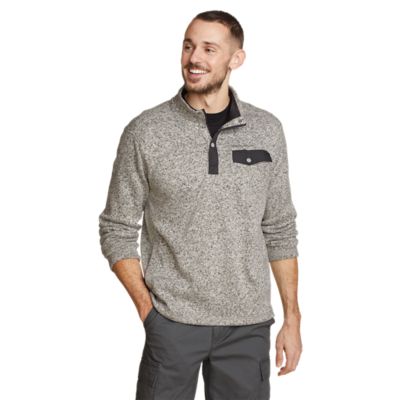 Eddie bauer snap clearance sweater