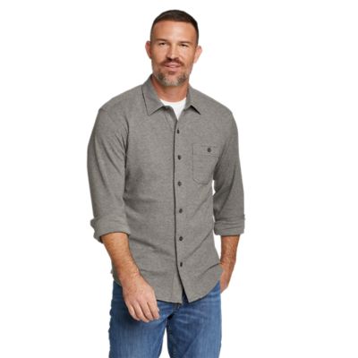 Men's knit 2025 shirts long sleeve