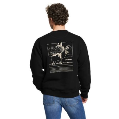 Image of Men's Signature Fleece Crew - Mountain Elk