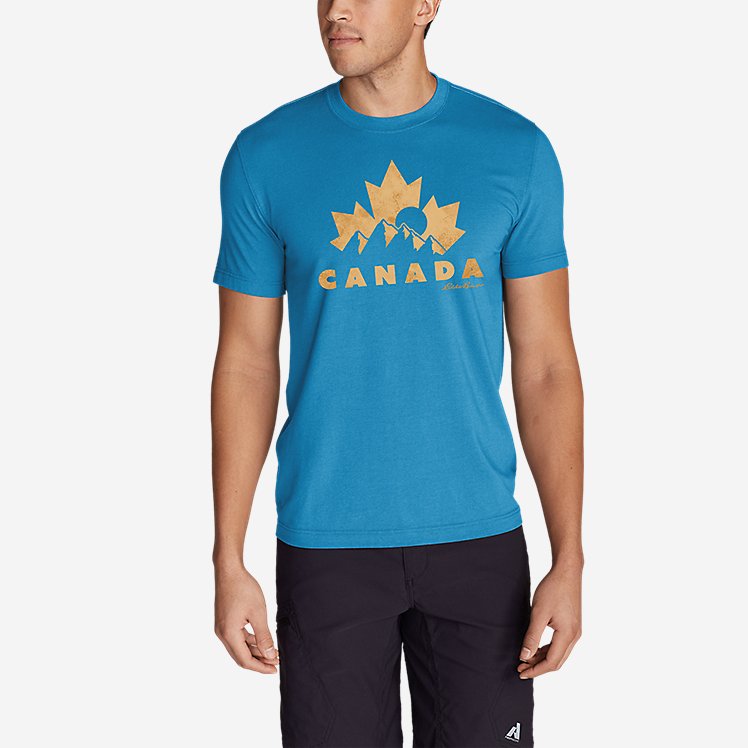 Men's EB Canada Maple Leaf  T-Shirt large version