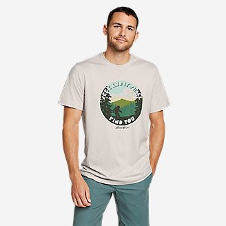 Thumbnail View 1 - Men's EB Squatch Seek And Find Graphic T-Shirt