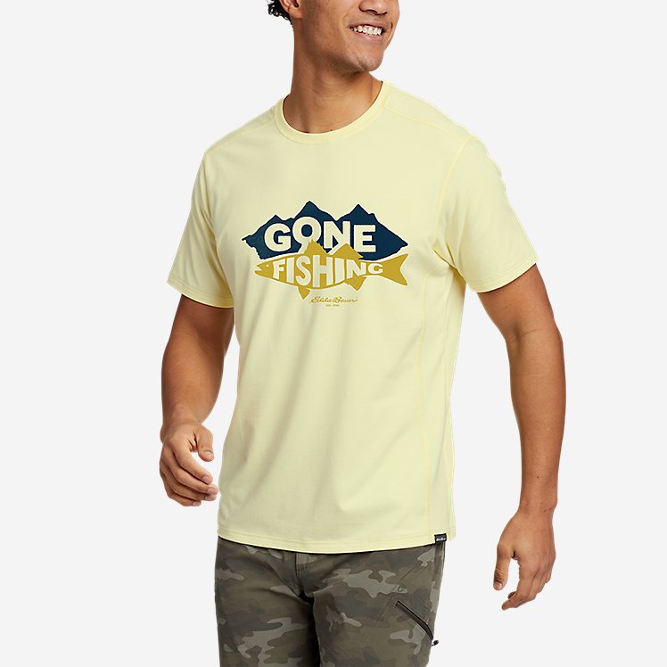 Men's EB Gone Fishing Graphic T-Shirt large version