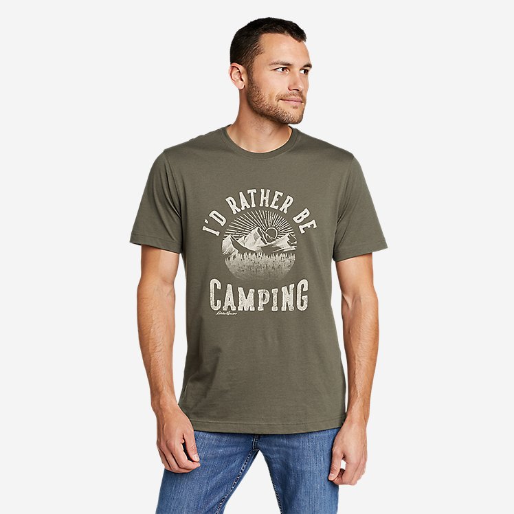 Men's Eddie Bauer Rather Be Camping T-Shirt large version