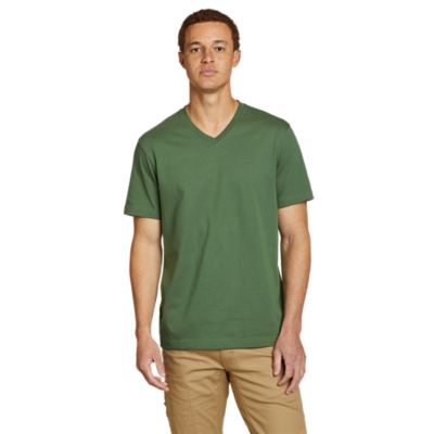 Men's Legend Wash 100% Cotton Short-Sleeve V-Neck T-Shirt
