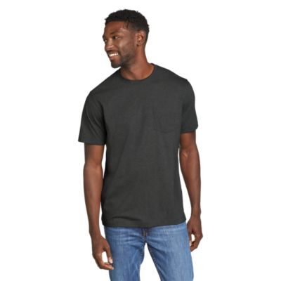 Men's Legend Wash 100% Cotton Short-sleeve Pocket T-shirt | Eddie