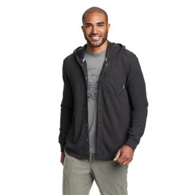 Men's Eddie's Favorite Thermal Snap-front Hoodie | Eddie Bauer