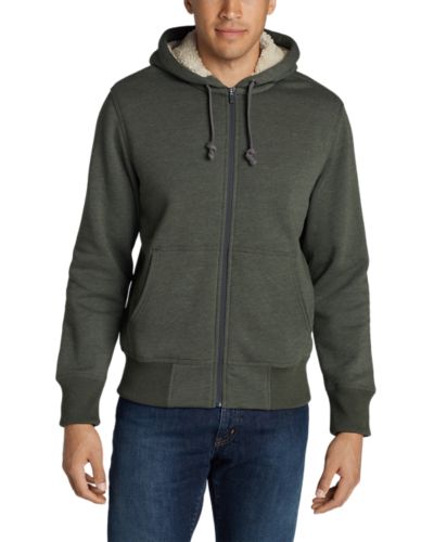 Men's Cascade Falls Faux Shearling-lined Hoodie | Eddie Bauer