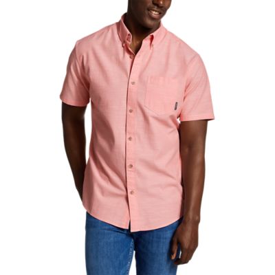 Mens Grifton Short-Sleeve Shirt - Solid