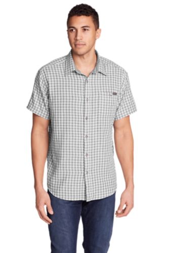 Mens Treeline Double-Weave Shirt