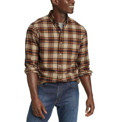 0340161227000070 Mens Eddies Favorite Flannel Classic Fit Shirt - P sku 0340161227000070